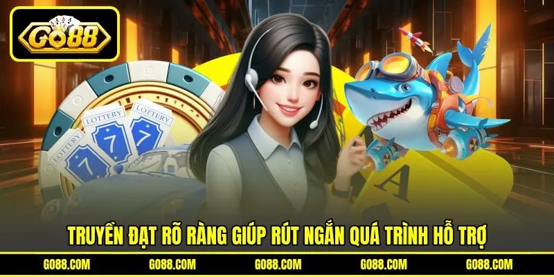 Truyền đạt rõ ràng giúp rút ngắn quá trình hỗ trợ